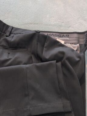 Haggar Black In Motion Men's Dress Pants